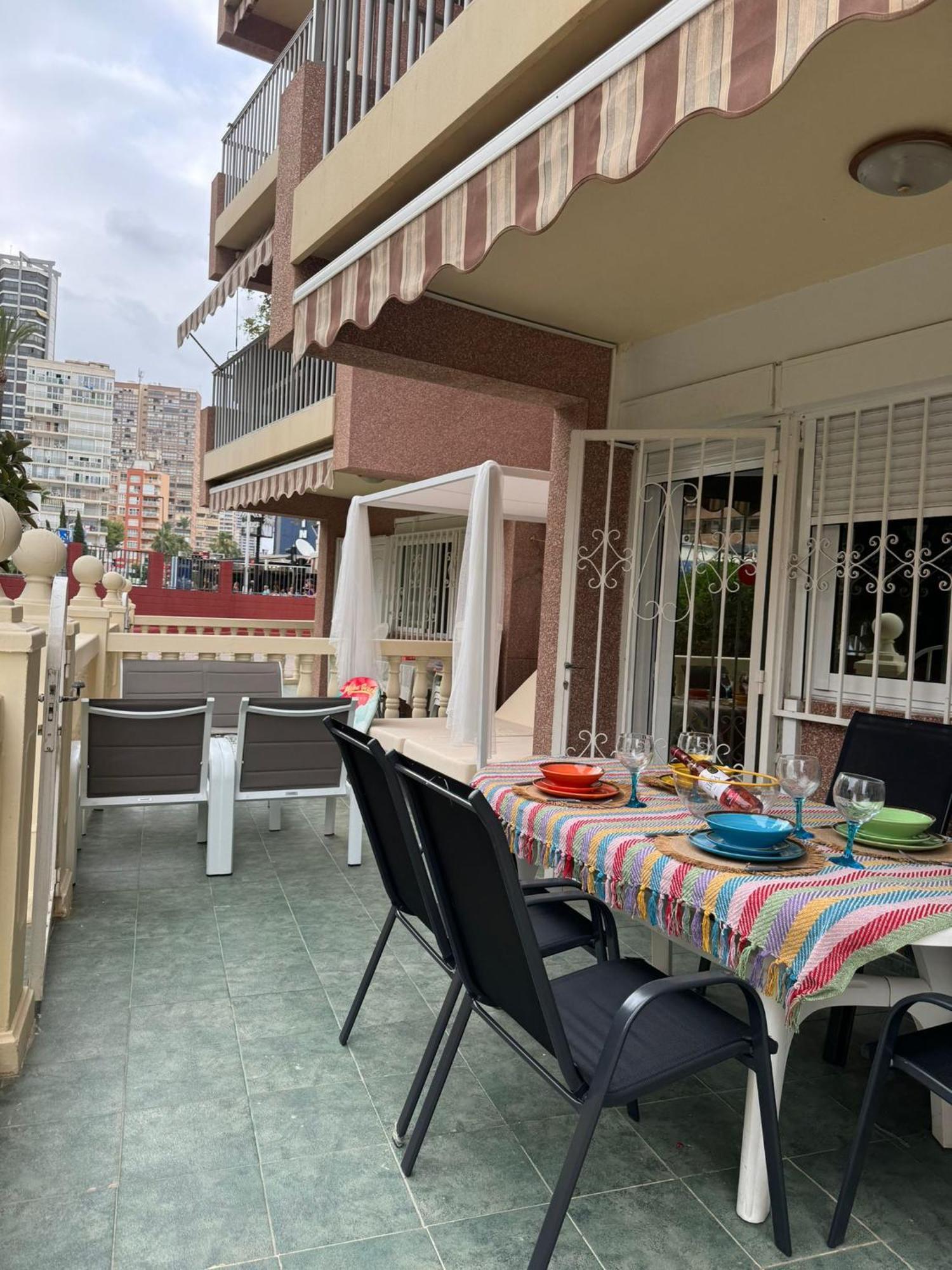 Super Terrace Levante Front Line Apartment Los Ranchos Self Check-In, Free Parking Benidorm Exteriér fotografie